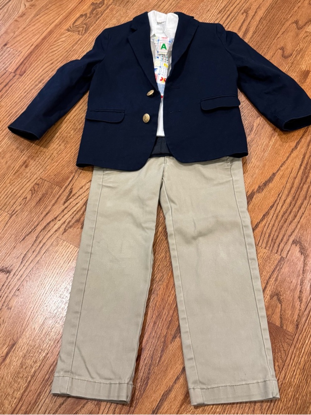 Boys 4t dress outfit -blazer, shirt, khakis